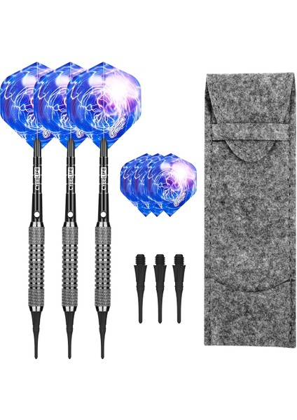 Kırmızı Stil Cyeelife Darts Yumuşak Uç 16G Alüminyum Mil Uçuşları Dart Tutuculu Taşıma Çantası Aile Barı Eğlence Oyunları (Yurt Dışından)