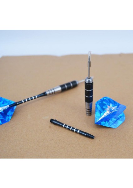 B Tarzı Et Teel Sivri Dart Kapalı Spor Oyunları Standart Sert Dart Nikel Kaplama Demir Namlu Al Shafts Aurora Wing (Yurt Dışından)
