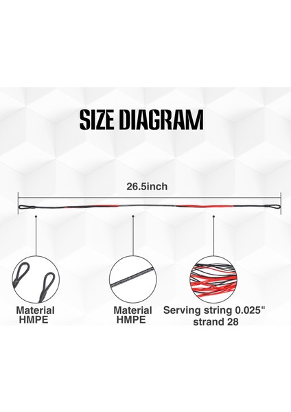 Kırmızı Stil .6 "-67.5cm Strand 28 Okçuluk Arbalet Dize Doğa Sporları Çekimi Için Avcılık Tatar Yayı (Yurt Dışından) indirimleri