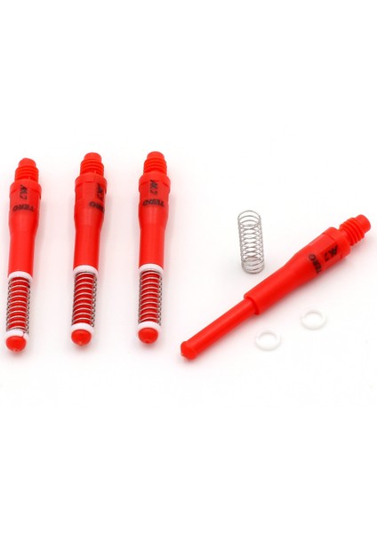 37MM Kırmızı Stil Cuesoul Tero Ak7 Dart Milleri Dahili Yaylı Teleskopik, Set (Yurt Dışından)