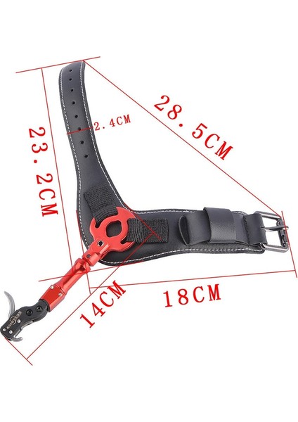 Mavi Stil Bileşik Yay Serbest Bırakma Yardımcıları Ayarlanabilir Uzunluk Okçuluk Bilekliği Avcılık Çekim Aksesuarları Için Başparmak Tutucu Kaliper Serbest Bırakır (Yurt Dışından) modelleri