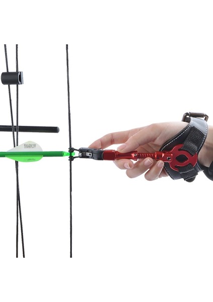 Mavi Stil Bileşik Yay Serbest Bırakma Yardımcıları Ayarlanabilir Uzunluk Okçuluk Bilekliği Avcılık Çekim Aksesuarları Için Başparmak Tutucu Kaliper Serbest Bırakır (Yurt Dışından) indirimleri