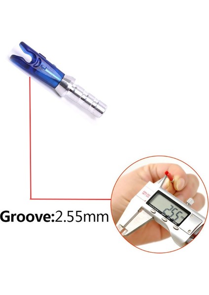 S Nock-No.1 Stili Okçuluk Ok Pimi Nock Id Karbon Okları Fiberglas Ok Mili Yay Okları Çekim Arco Recurvo (Yurt Dışından) fırsatları