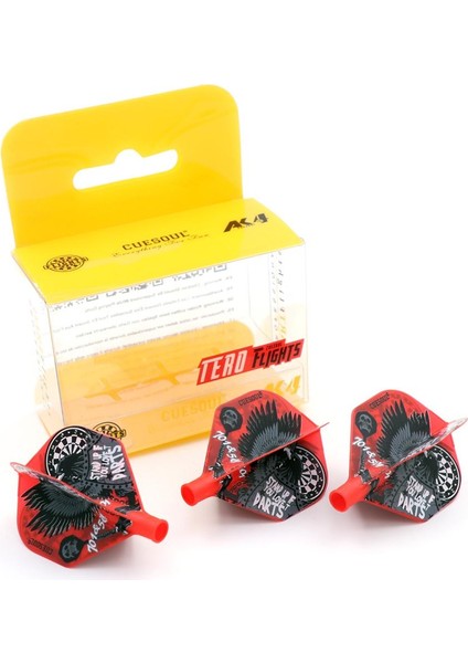 Kızıl Kartal Tarzı Cuesoul Tero Ak4 Dart Uçuşu Standart Şekil Kalkan Şeklielmas Şekli, Set (Yurt Dışından)