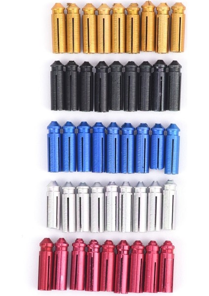 Glod Tarzı 9 Adet Alüminyum Alaşım Dart Uçuş Koruyucular Dart Kanat Kuyruk Koruyucu Çelik Yumuşak Ucu Dart Aksesuarları 5 Renk (Yurt Dışından)