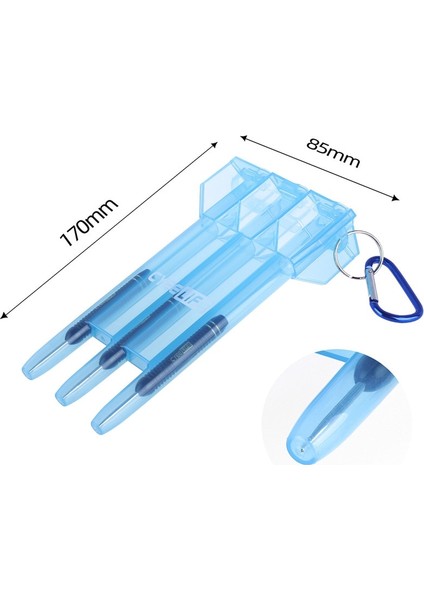Kırmızı Şeffaf Stil Cyeelife Plastik Dart Anahtar Tokalı Taşıma Çantası Dart Taşıma Cüzdanı Tutucu Kutu 11 Renk (Yurt Dışından) fiyatları