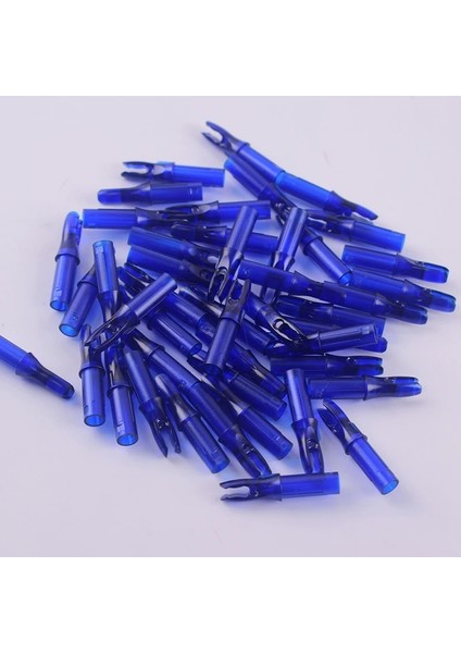 Lacivert Tarzı Avcılık Tatar Yayı Okçuluk Kımlığı Ok Nocks Dahili Karbon Fiberglas Ok Mili Kımlığı Dıy Okçuluk Aksesuarı (Yurt Dışından)