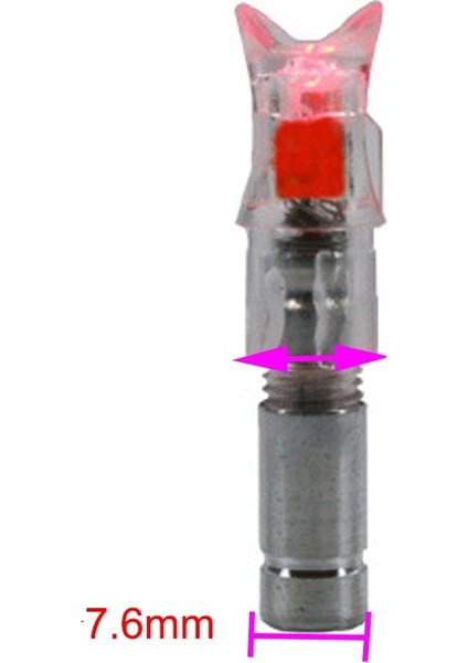 6 Adet Kırmızı 7.6mm Tarzı 6 Adet Okçuluk Avcılık Aksesuarları Ok Aydınlık Nock Otomatik Ok Kam Id Okçuluk Oklar Için LED Işıklı Nock (Yurt Dışından)