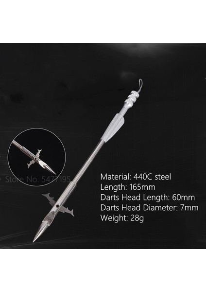 1 Adet Dart C Tarzı Profesyonel Derin Su Sapanı Okları Ipuçları Balık Dartları Avcılık Mancınık Dart Olta Takımı Paslanmaz Çelik Ok Uçları Yeni (Yurt Dışından)
