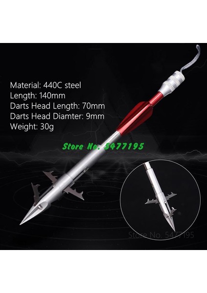 1 Adet Dart P Tarzı 1 Adet Deepwater Balık Dart Balıkçılık Sapanı Ok Beceri Çekim Avcılık Sapanı Oklar Yetişkin Crossbow Broadheads Ok Ucu (Yurt Dışından)