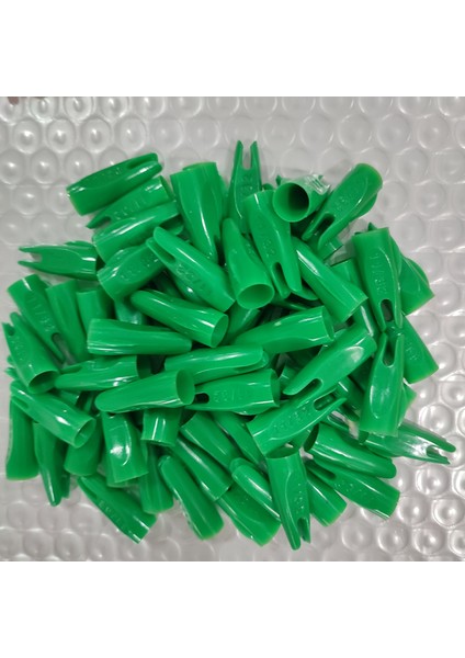 Yeşil Stil Plastik Ok Nocks Id Ok Nocks Okçuluk Avcılık Bileşik Yay Ok Tai "bileşik Yay Okları Için (Yurt Dışından)