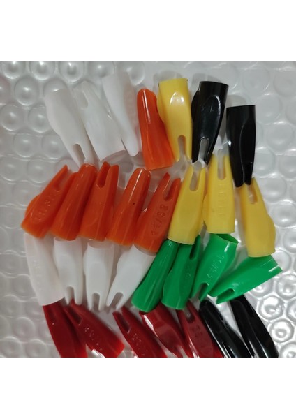 Yeşil Stil Plastik Ok Nocks Id Ok Nocks Okçuluk Avcılık Bileşik Yay Ok Tai "bileşik Yay Okları Için (Yurt Dışından) modelleri