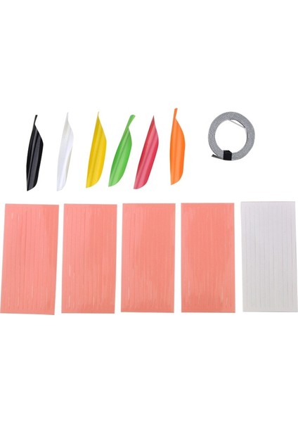 Sarı Tüy Stili Okçuluk Spiral Tüy Dıy Minibüsler Plastik Sağ Kanat Karbon Ok Alüminyum Ok Yay Çekim Avcılık Aksesuarları (Yurt Dışından) modelleri
