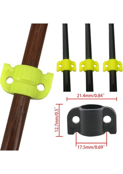 5BK5YL Stili Lot 8mm Çap Balıkçılık Ok Güvenlik Plastik Slayt Bowfishing Avcılık Ekipmanları Aksesuarları Okçuluk Balık Kaydırıcı Yay (Yurt Dışından) modelleri