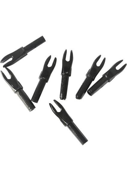 100 Adet Balck Tarzı Okçuluk Ok Nock Ok Kam Plastik Nocks Id Ok Mili Karbon Alüminyum Ok Atış Avcılık Aksesuarları (Yurt Dışından)