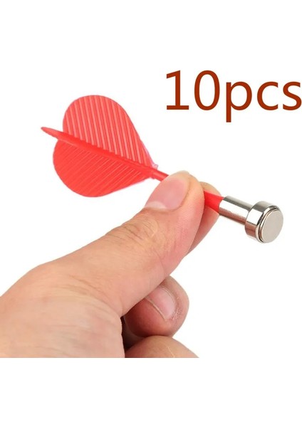 10 Adet Tarzı Plastik Kanat Şeklindeki Şırınga Dart Güzel Manyetik Disk Mıknatıs Dart Bullseye Hedef Oyun Oyuncaklar Güvenli Dart (Yurt Dışından)