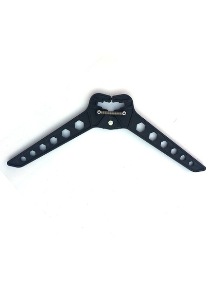 Siyah Okçuluk Yay Kick Standı Tutucu Bacaklar 3D Atış Menzili Hedef Avcılık Bileşik Yay Desteği Raf Kickstand (Yurt Dışından)