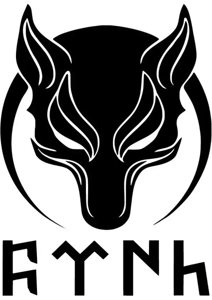 Börü ve Göktürk Oto Sticker 15 x 21 cm