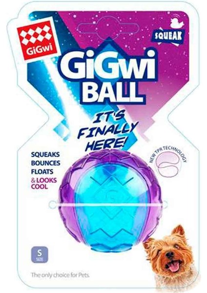 Gigwi Köpek Oyuncağı Gigwi Ball Sert Top 5 cm Şeffaf