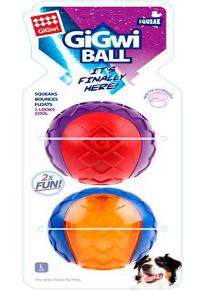 Gigwi Ball Köpek Sert Top Oyuncak L 2 Lİ 6411