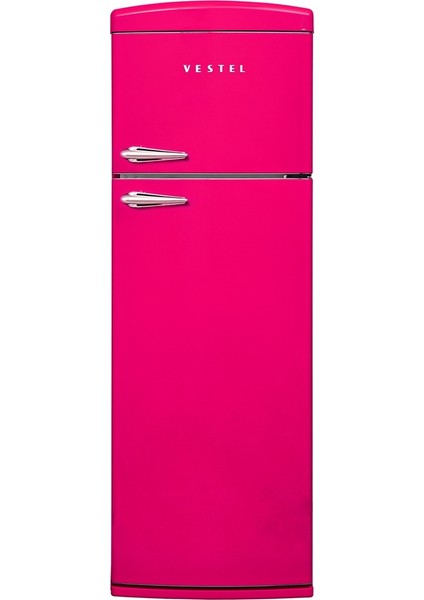 Retro SC32111 Pembe Statik Buzdolabı