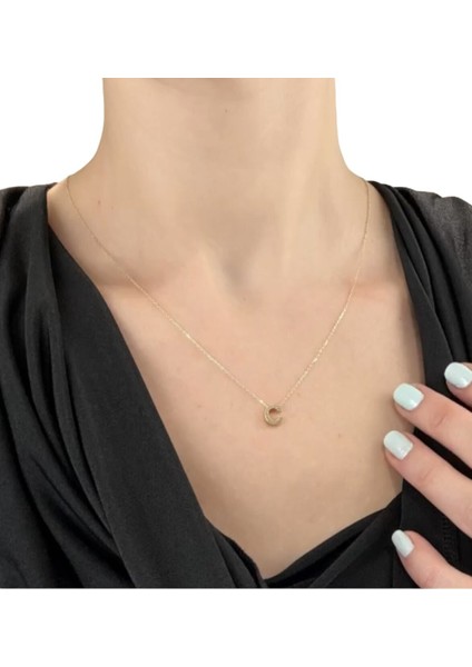 14AYAR Altın Harf Kolye C fiyatları