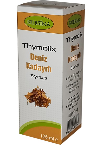 Deniz Kadayıfı Şurubu 125 ml