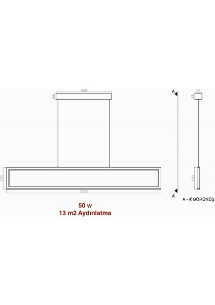 Samsung Ledli Alex Sarkıt LED Avize