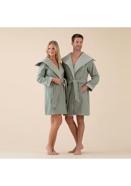 Adriel Unisex Bornoz Yeşil