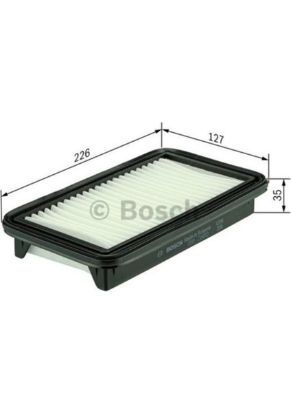 F026400201 Hava Filtresi Sedıcı 06- / Sx4 06-11 1.5 1.6 Vvtı