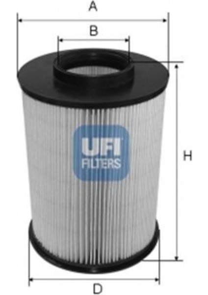 Ufı 27.675.00 Hava Filtresi Cmax Focus Iı Iıı 1.6 Tdcı 1.8 Tdcı 2.0 Tdcı