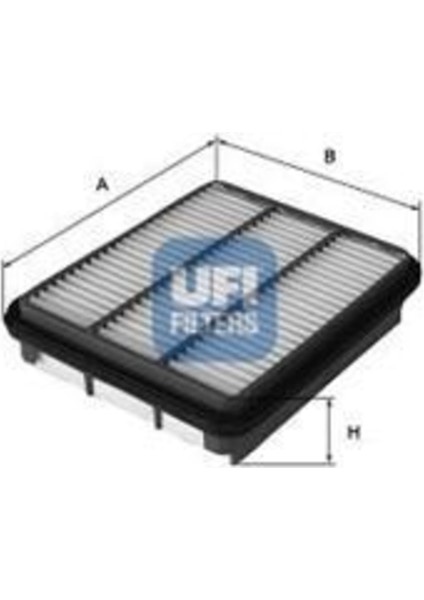 Ufı 30.454.00 Hava Filtresi I30 08- / Ceed 06-