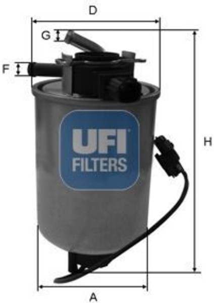 Ufı 24.018.01 24.018.01 Yakıt Filtresi