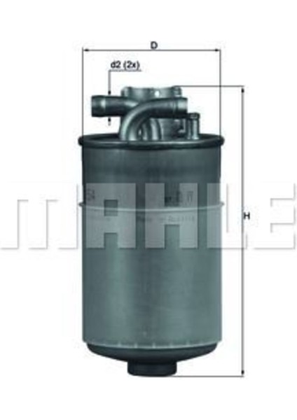 KL154 KL154 Mazot Filtresi Passat 00-05 / A4 02-04 A6 97-05 A8 00-02 2.5 Tdı