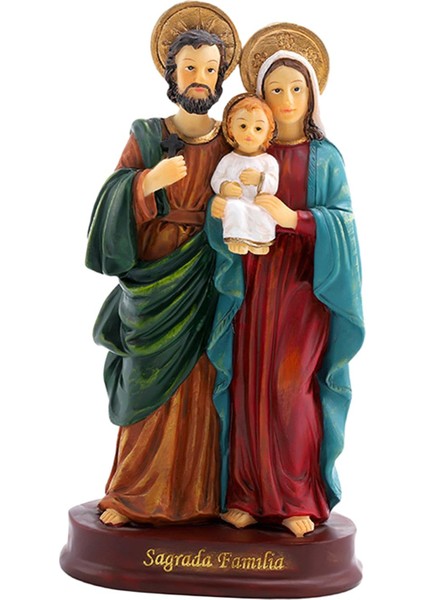 Kutsal Aile Heykeli Isa Heykelcik Mary Joseph Ev Raf Dekor Için Rakamlar (Yurt Dışından) fırsatları