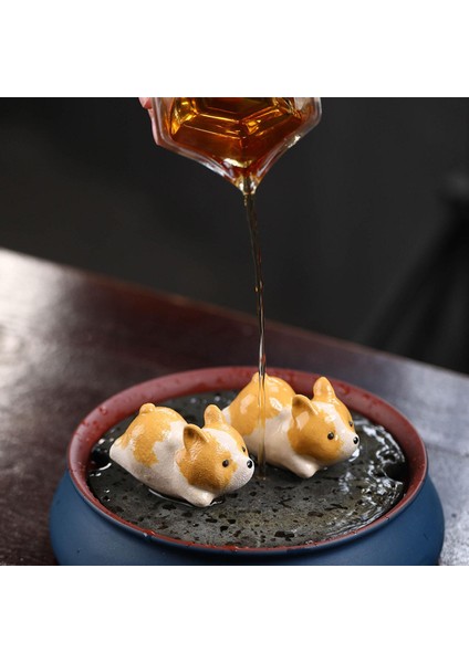 Corgi Yavru Çay Pet Çay I Çay Odası Için Evcil Hediyesi (Yurt Dışından)