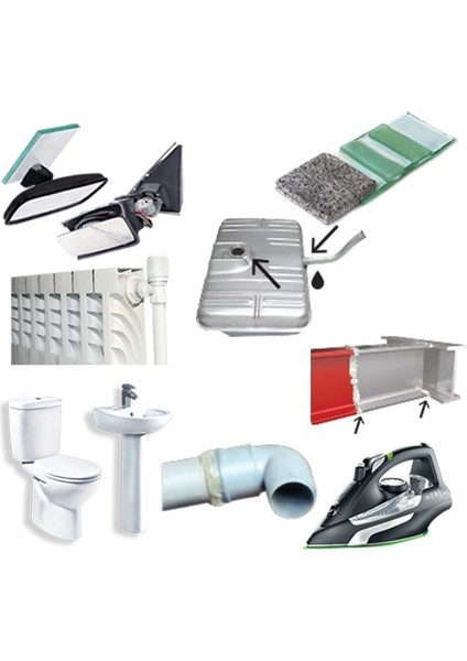 Ikiz Tüp Iran Yapıştırıcısı Çelik Yapıştırıcı 14 gr