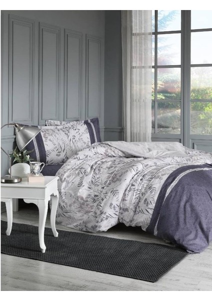 Özdilek Çift Kişilik Ranforce Nevresim Takımı Branch Beyaz