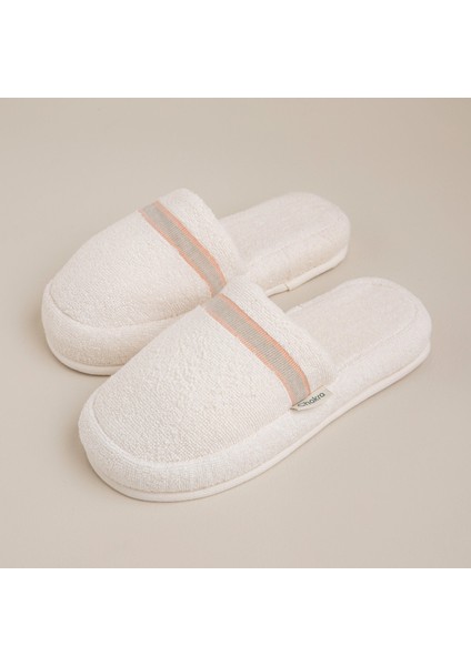 Derin Unisex Terlik Ekru/mango