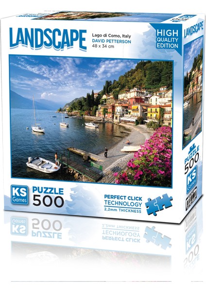 Lago Como Italy 500 Parça Puzzle