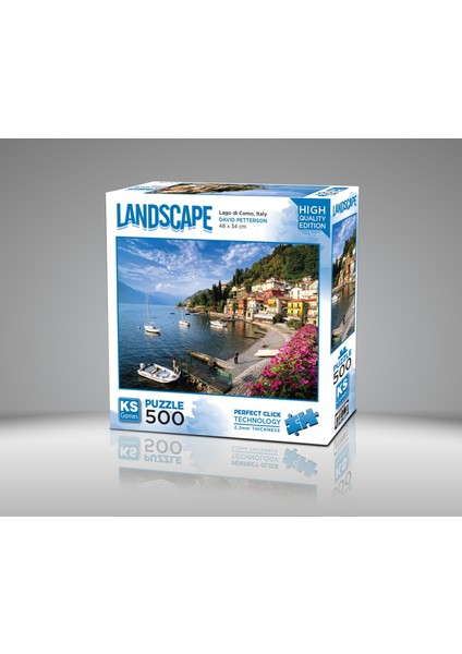 Lago Como Italy 500 Parça Puzzle