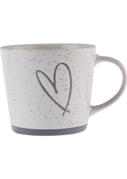 Kalp Beyaz Kupa 450 ml fırsatları