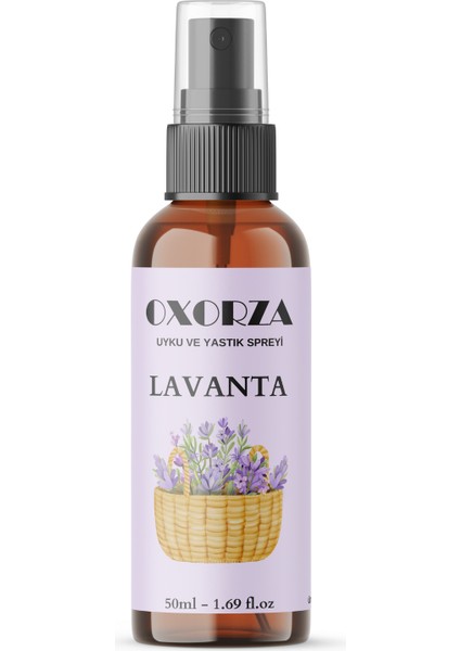 Oxorza Home Lavanta Uyku ve Yastık Spreyi Rahatlatıcı Uyku ve Dinlenme Spreyi Sleep And Pıllow Spray 50 ml