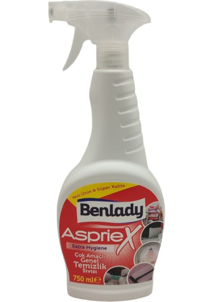 Aspriex Ekstra Hijyen Çok Amaçlı Temizlik Sıvısı 750 ml