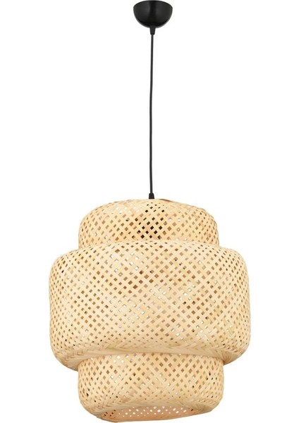 Istanbul Avize Rattan 40 cm Avize Bambu,iskandinav,bohem,modern Aydınlatma