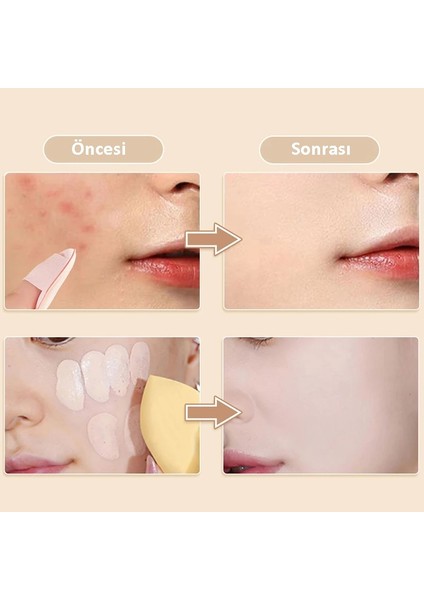 2 Adet Mini Kozmetik Puf Parmak Yüz Makyaj Sünger Göz Altı Kapatıcı Kuru Islak Bez Süngeri modelleri