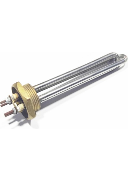 17cm 1 1/4 inç CR304 vidalı 1250W+1250W=2500W ısıtıcı rezistans