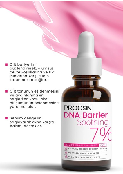 Procsın DNA-Barrier Soothing Cilt Bariyeri Onarıcı Güçlendirici Serum 30 ml