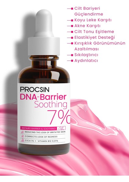 Procsın DNA-Barrier Soothing Cilt Bariyeri Onarıcı Güçlendirici Serum 30 ml