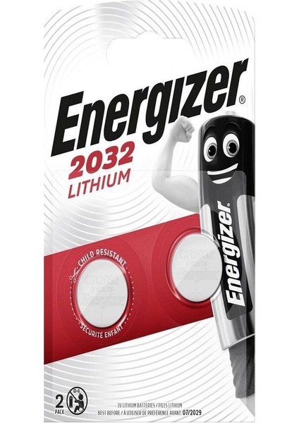 CR2032 3V Lityum Pil 2'li Paket - Erpilsan